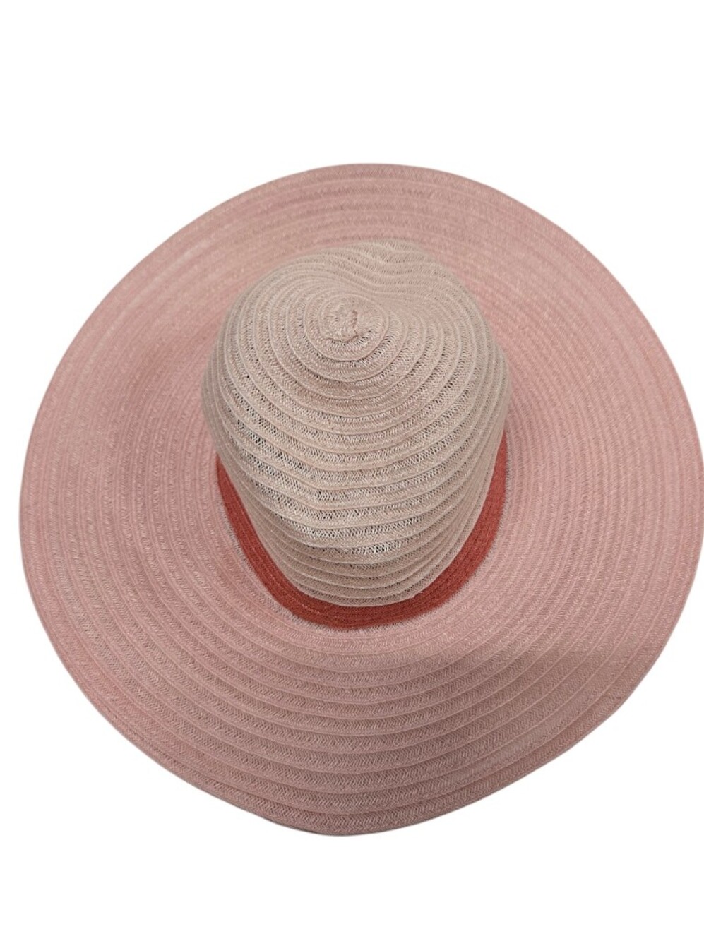 NWT $325 Eugenia Kim Women's Pink Colorblock Packable Sun‎ Hat One Size